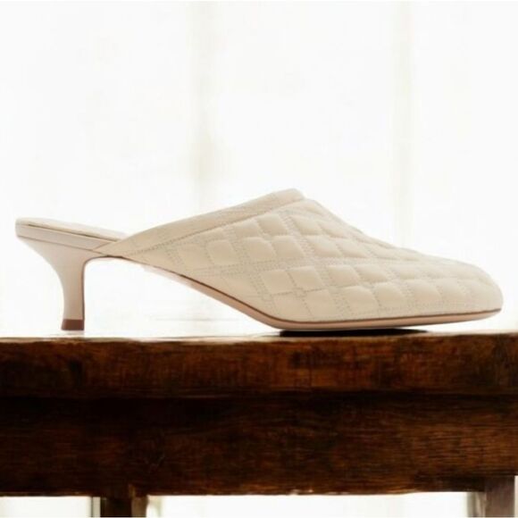 Burberry EKD Embroidered Quilted Mules New In Box , Dust bag With COA - Picture 9 of 11